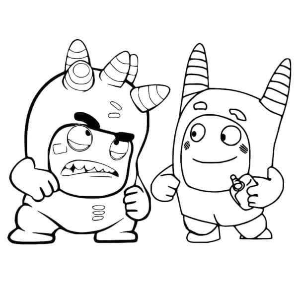 Fuse und Pogo von Oddbods