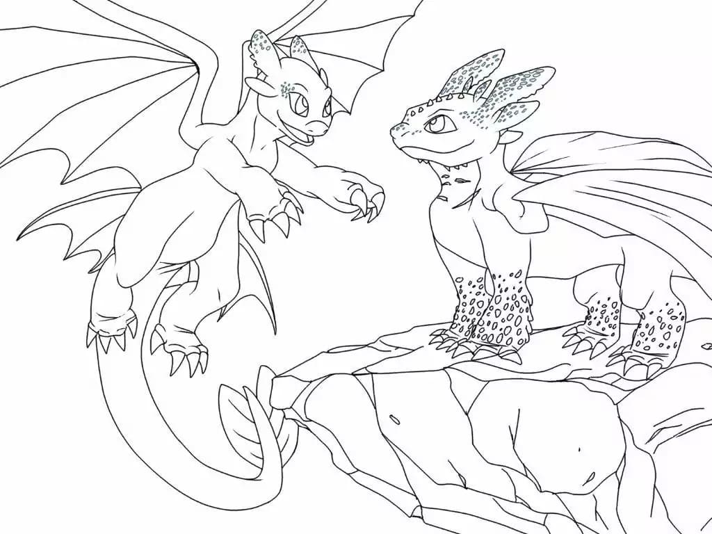 Ohnezahn und Light Fury