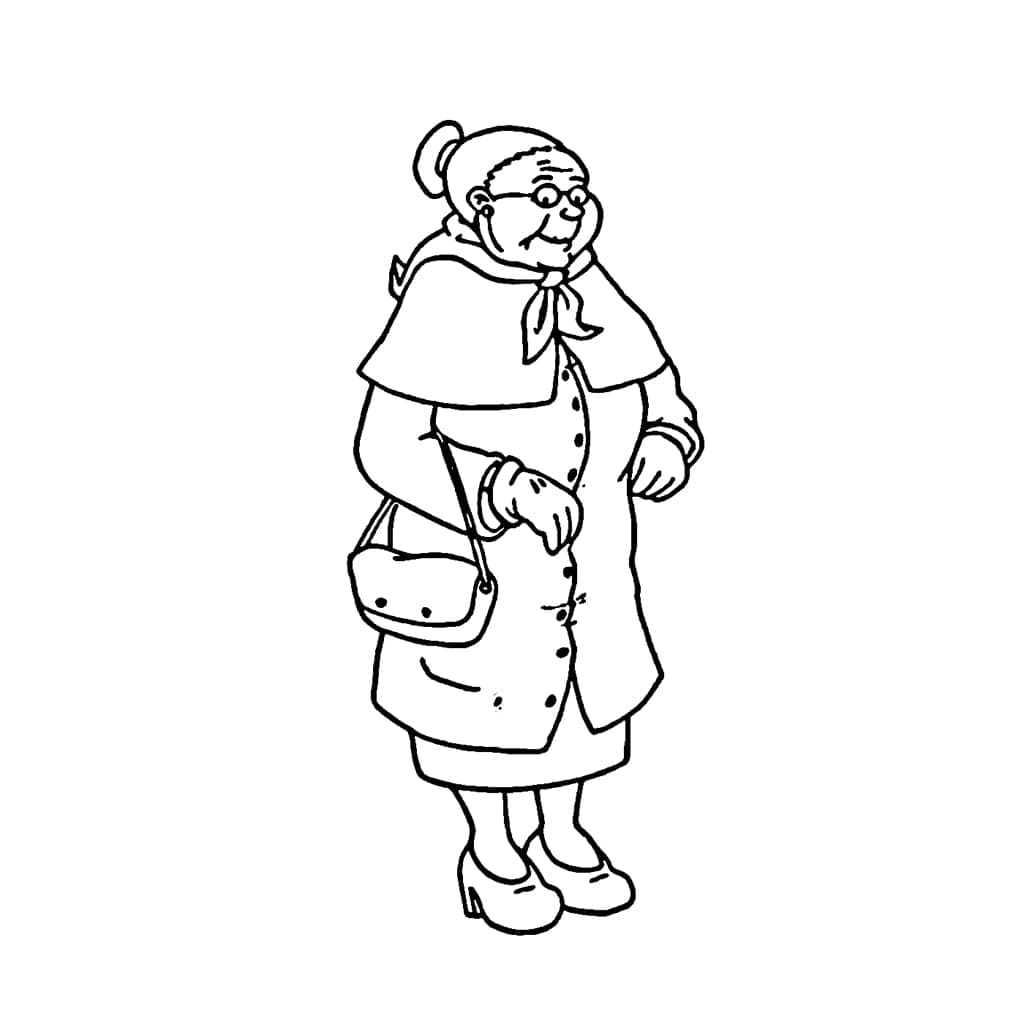 Oma ging auf den Markt