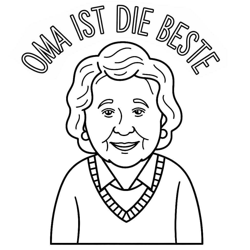 Oma Ist Die Beste Ausmalbilder Malvorlagen Oma Ist Die Beste Zum 