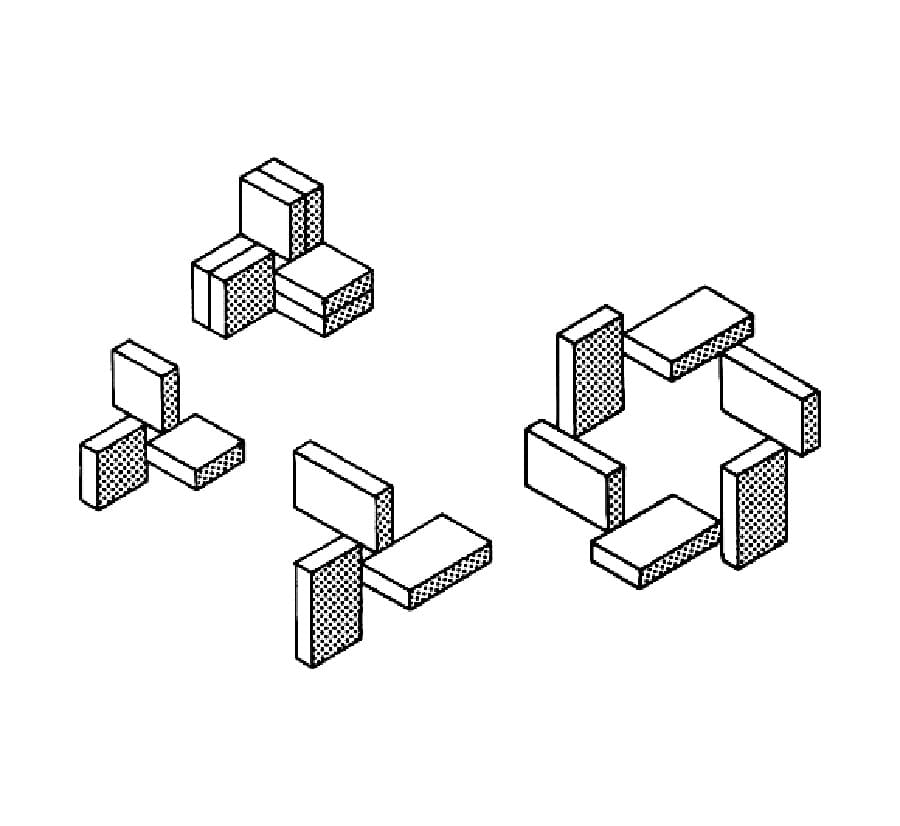 Optische Täuschungen für die Augen