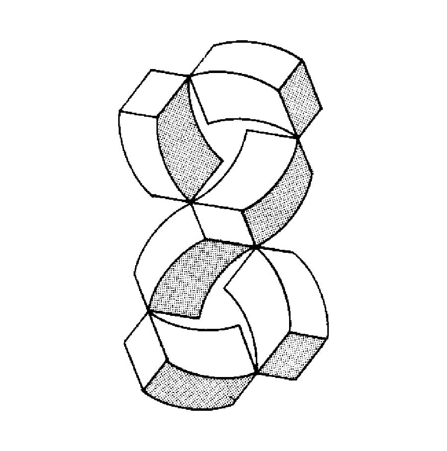 Optische Täuschungen in Schatten