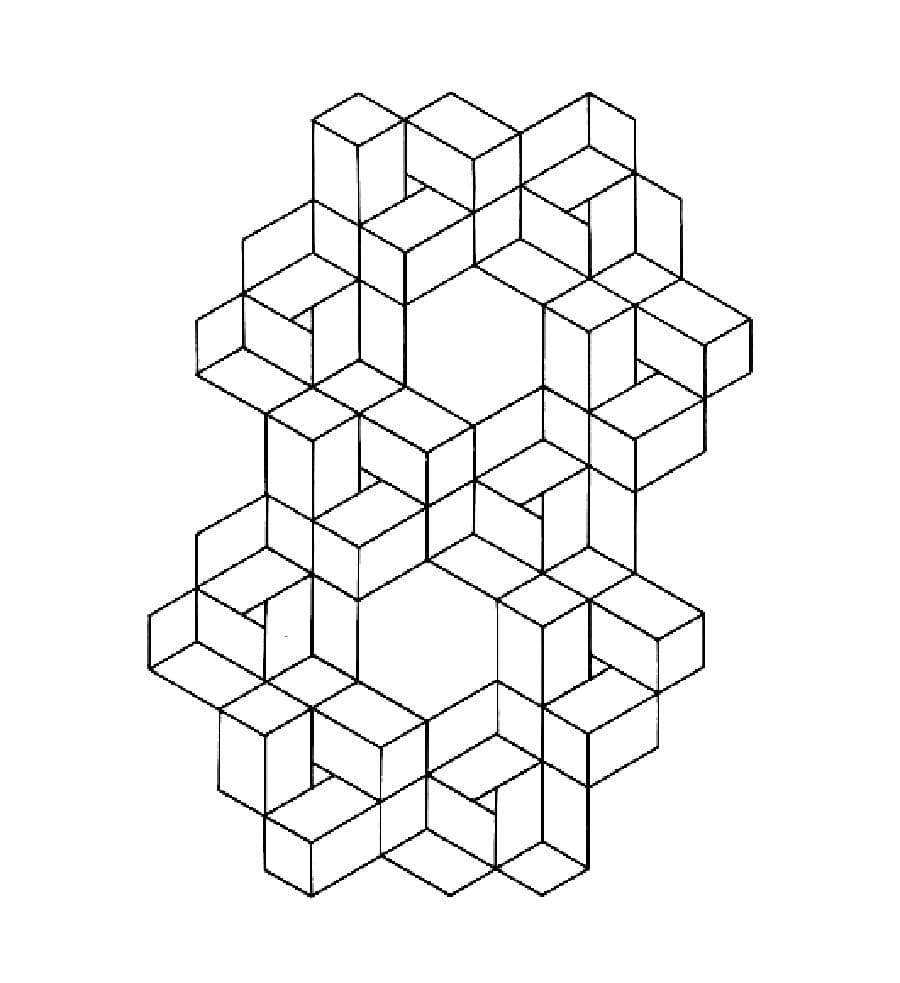 Verwickelte Pfade Optische Täuschungen