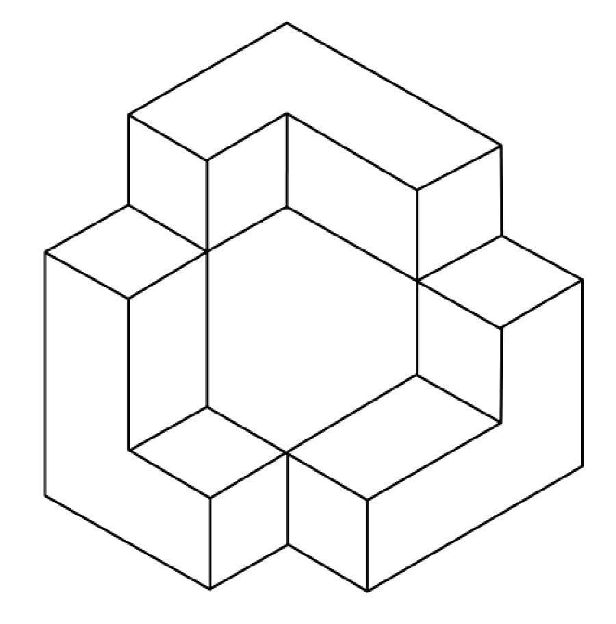 Wirbelnde Welten Optische Täuschungen
