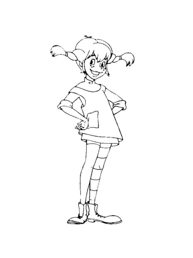 Die kleine sommersprossige Pippi