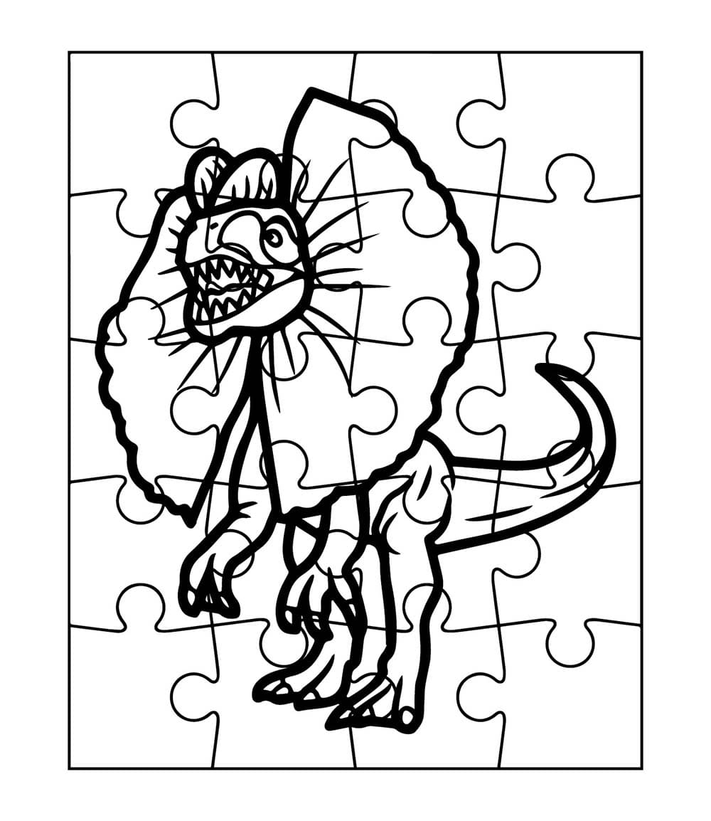 Dilophosaurus Puzzle