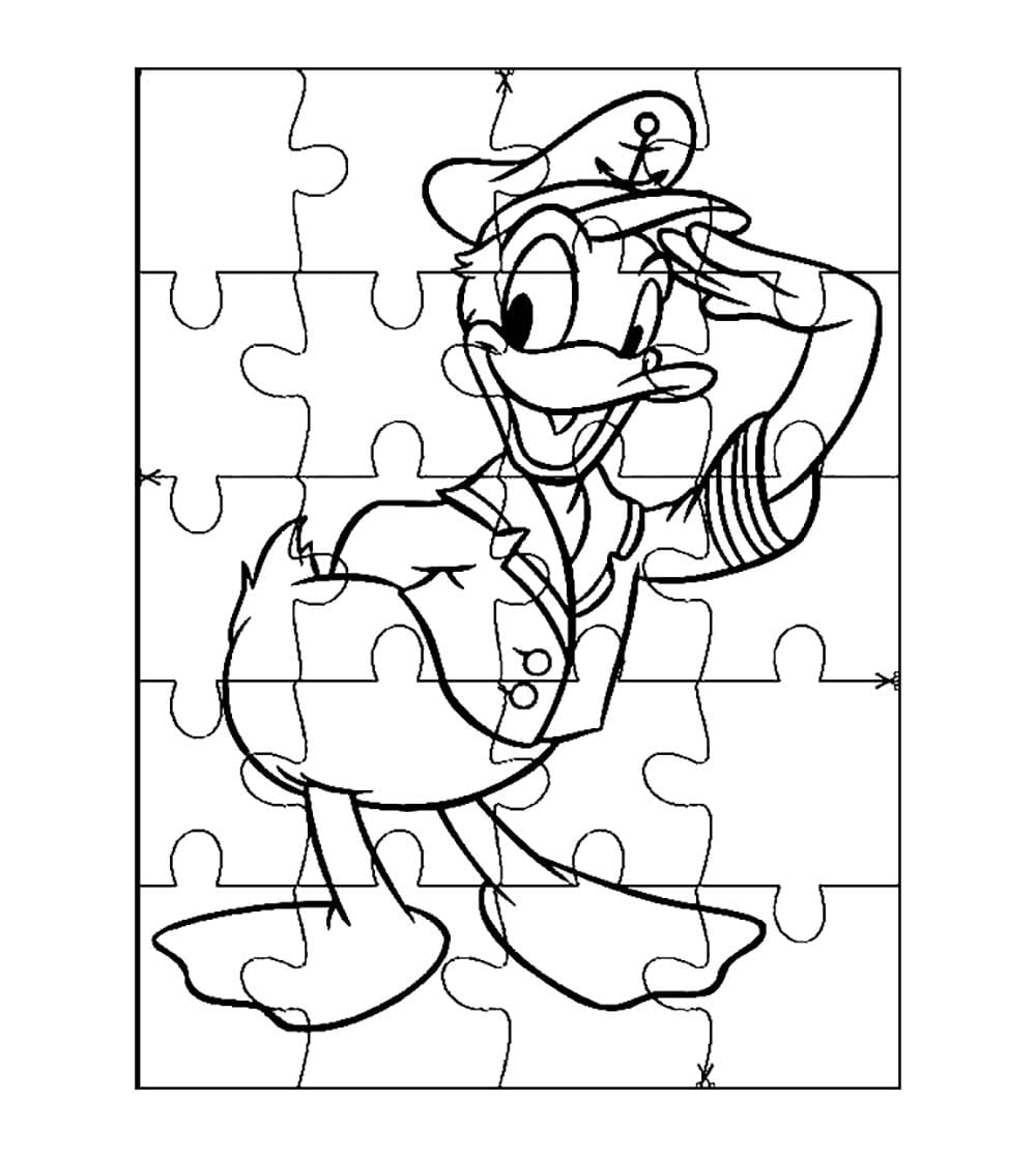 Donald Duck Puzzle