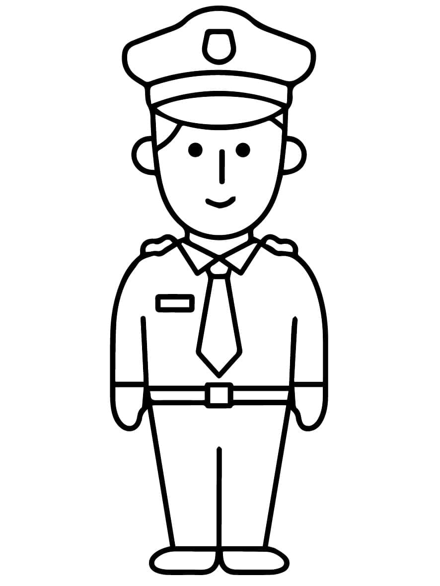 Ein einfacher Polizei