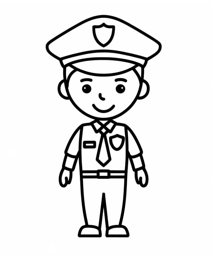 Ein kleiner Polizist