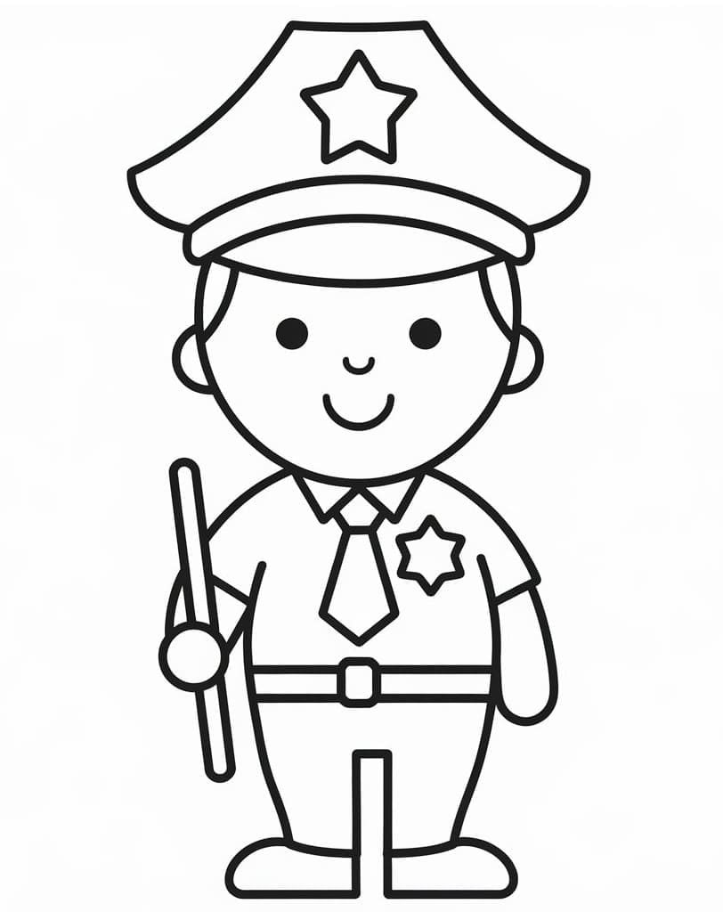 Ein sehr süßer Polizist