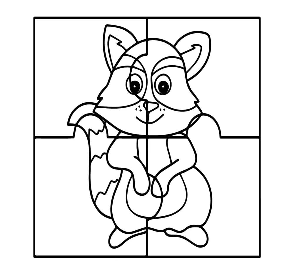 Einfaches Fuchs Puzzle