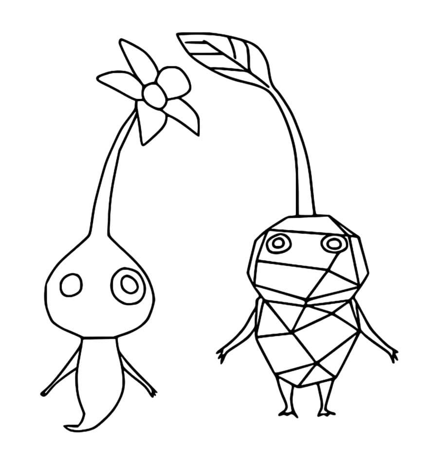 Eis Pikmin und Leucht Pikmin