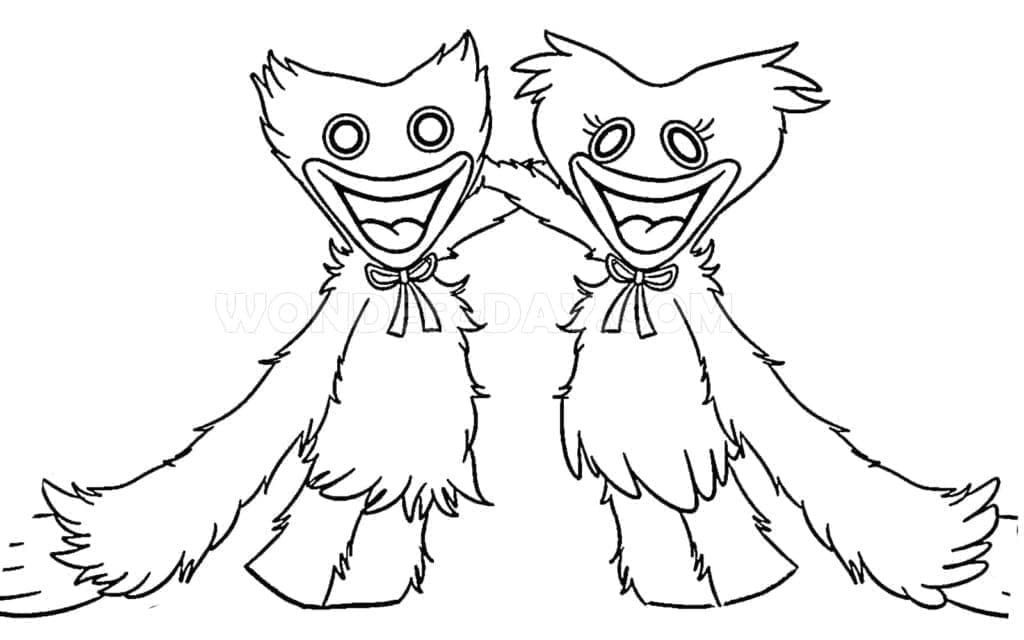 Kissy Missy und Huggy Wuggy Bild