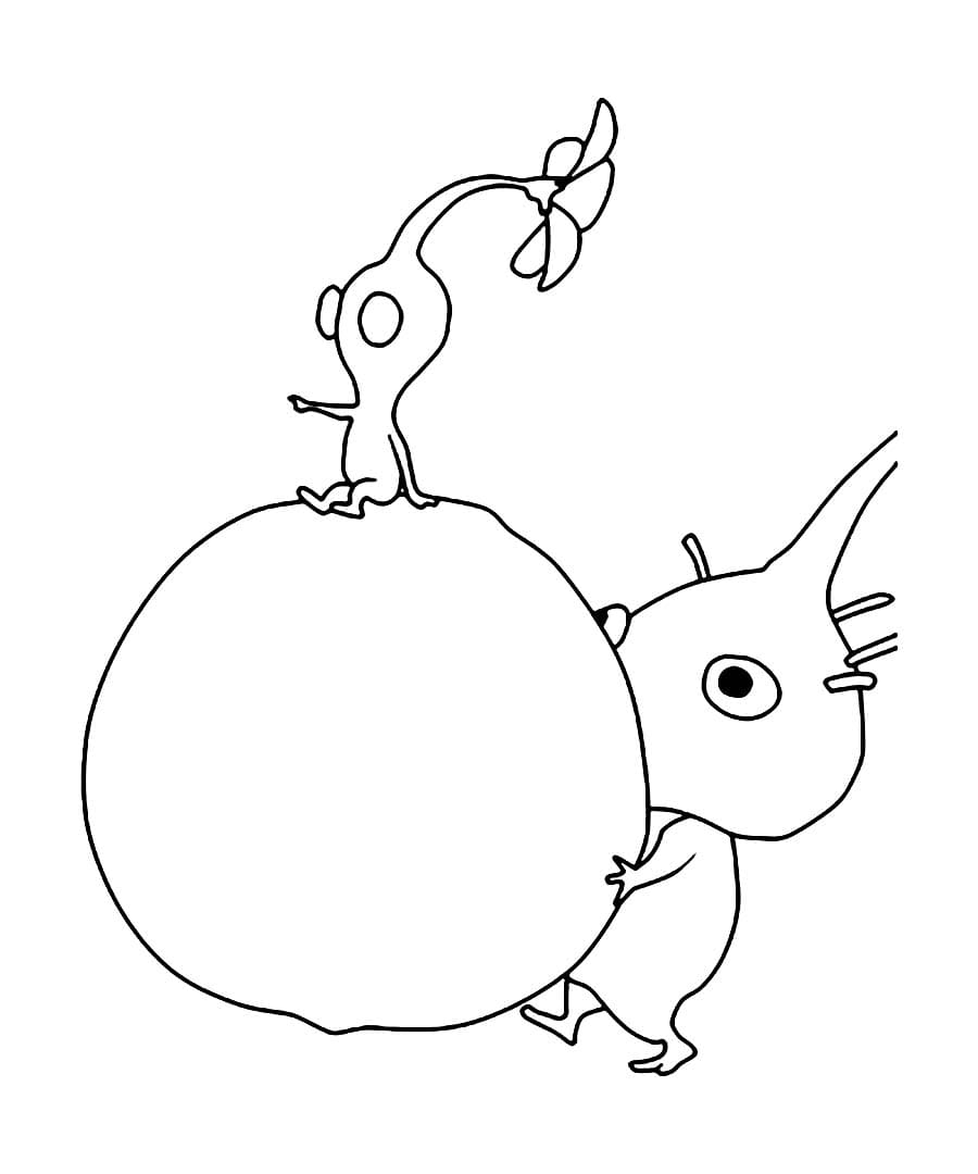 Lila und weiße Pikmin