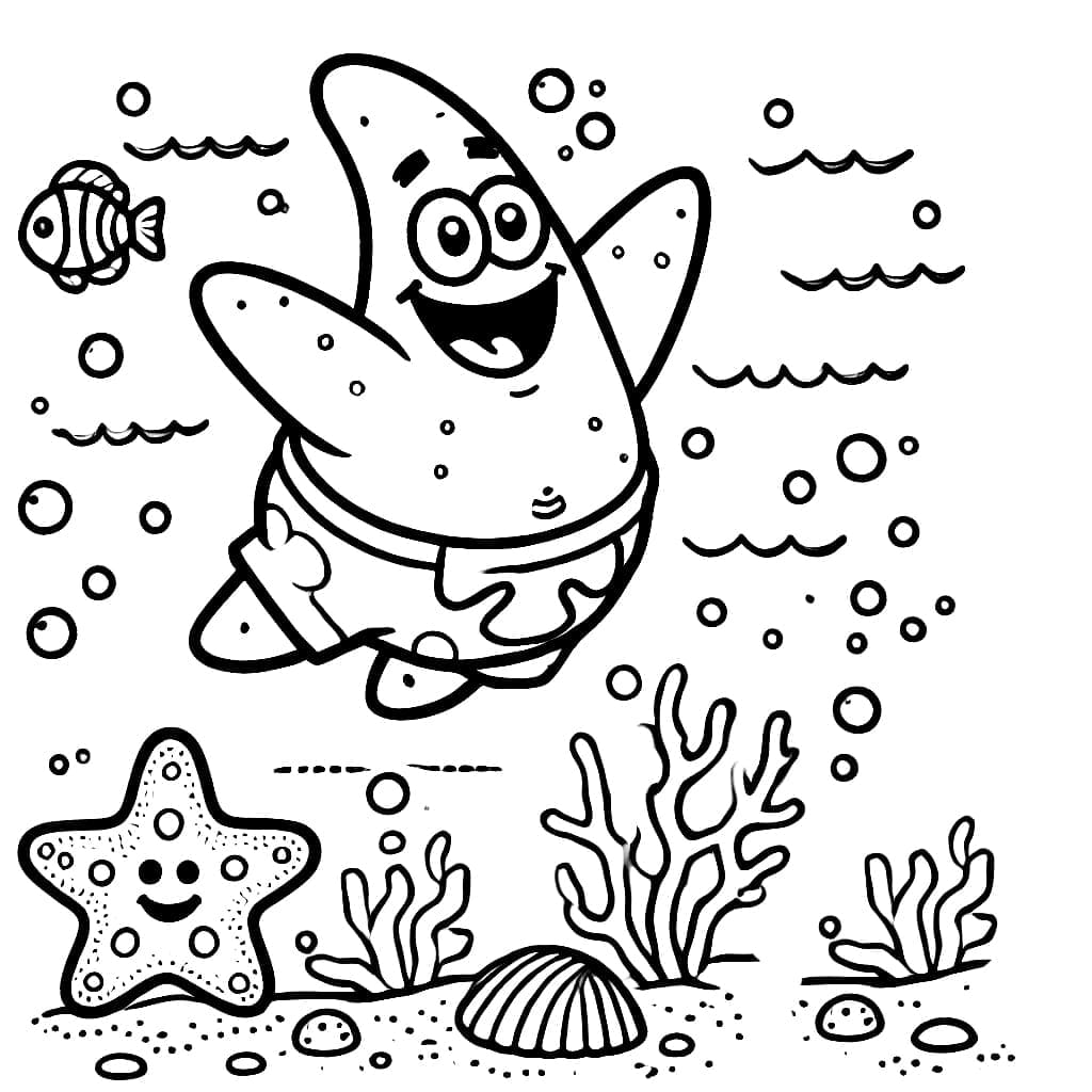 Patrick Star auf See