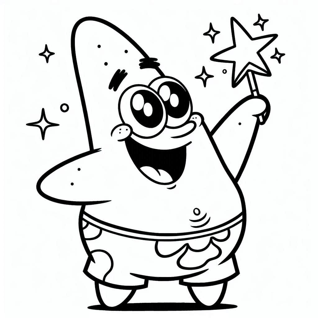 Patrick Star Druck