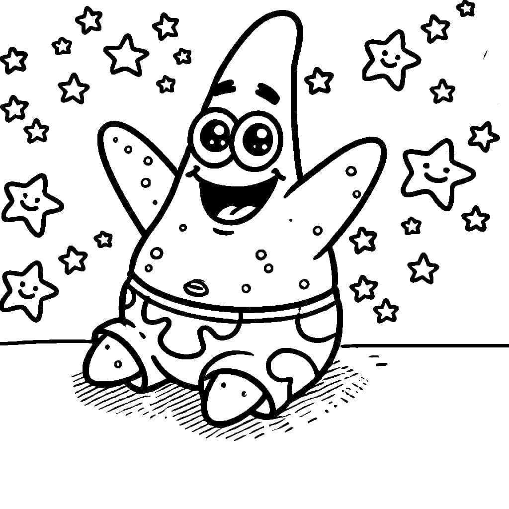 Patrick Star lustig süß