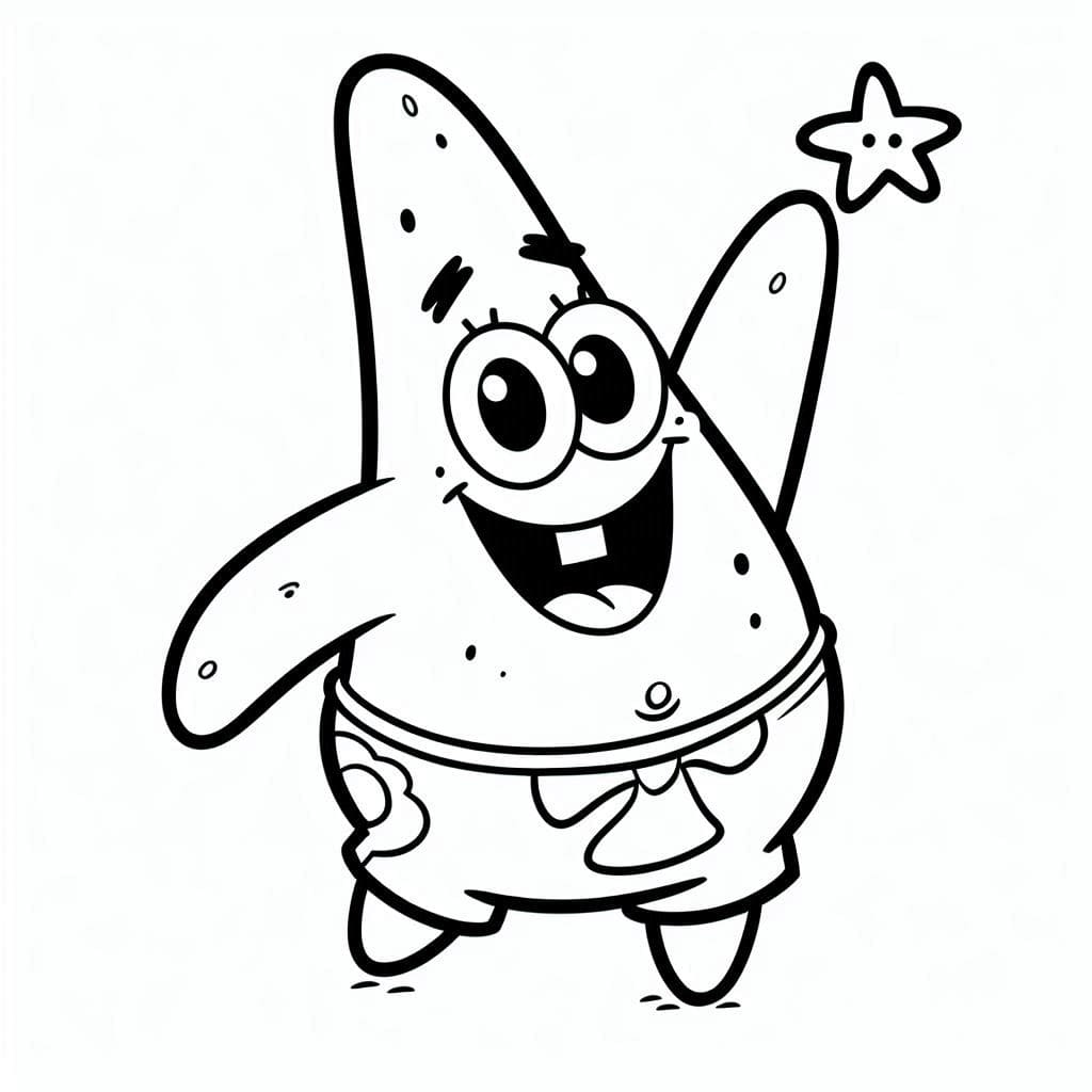 Patrick Star und der kleine Stern