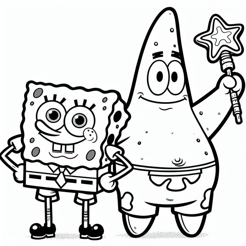 Patrick Star und SpongeBob