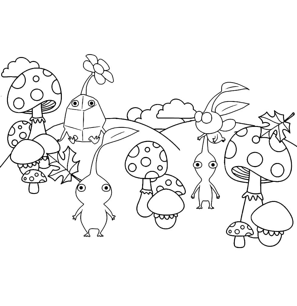 Pikmin und Pilz