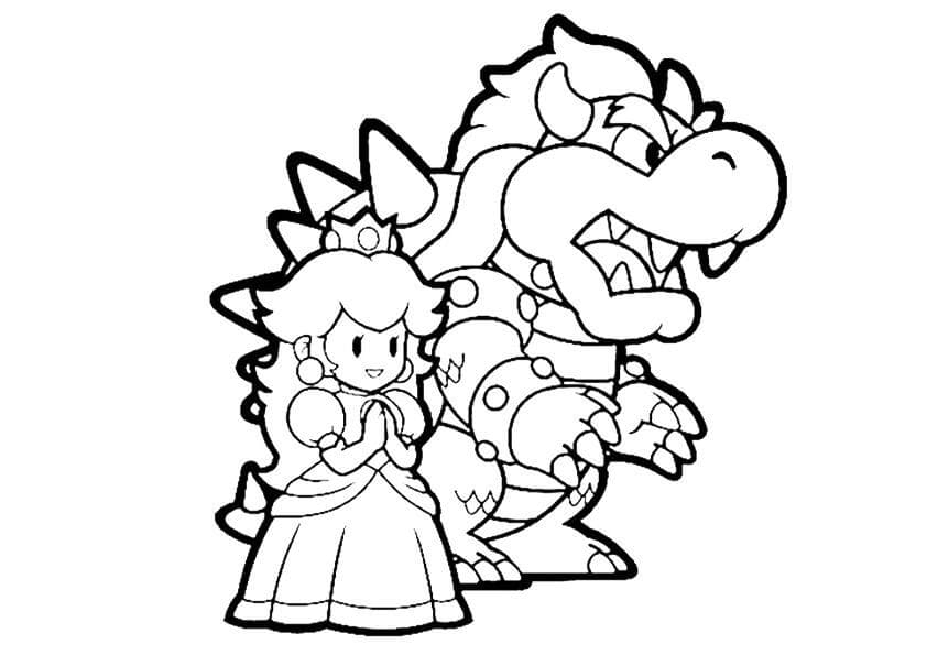 Prinzessin Peach und der Drache bild