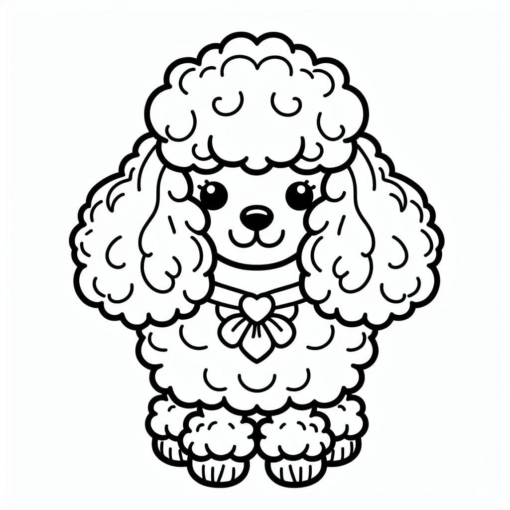 Pudel Lächeln Bild