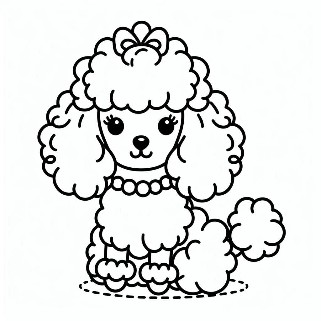 Pudel Mädchen süß