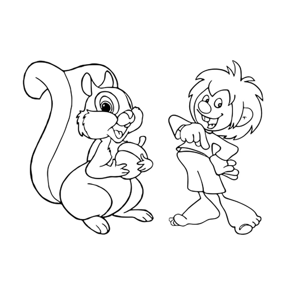 Pumuckl und das Eichhörnchen