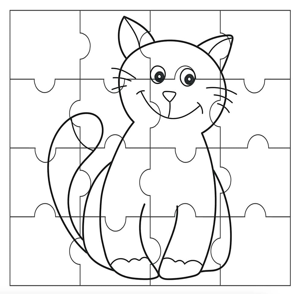 Puzzle Katze