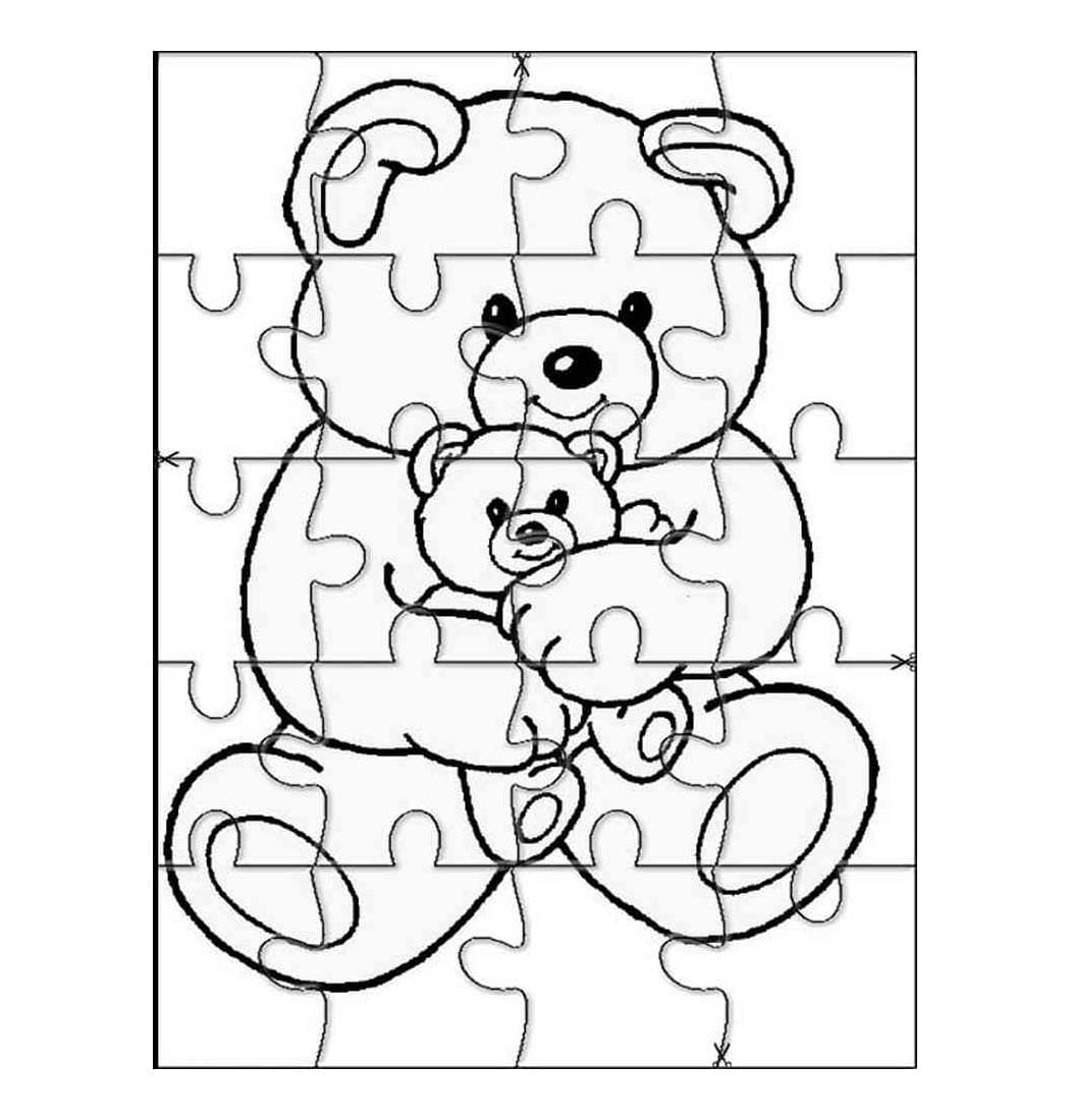 Puzzle Teddybär
