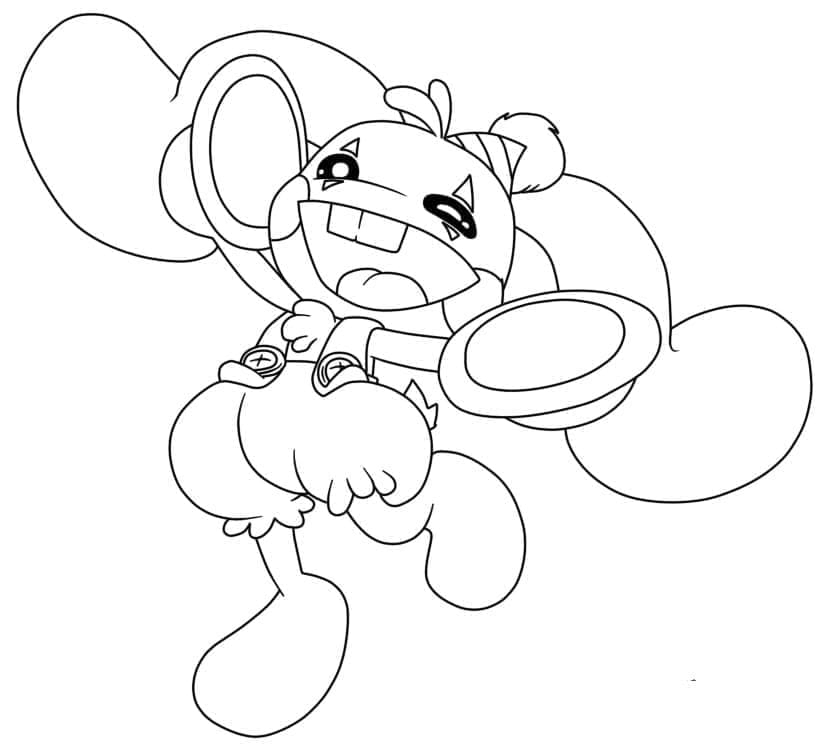 Sehr glücklicher Bunzo Hase