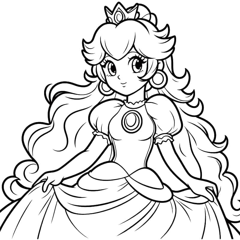 Sehr schöne Prinzessin Peach