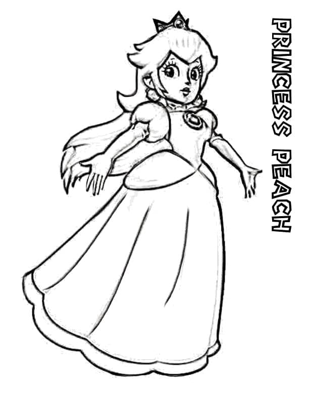 Zeichnung von Prinzessin Peach