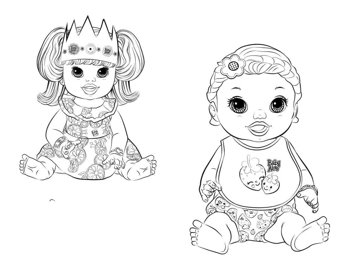 Zwei kostenlose Puppen