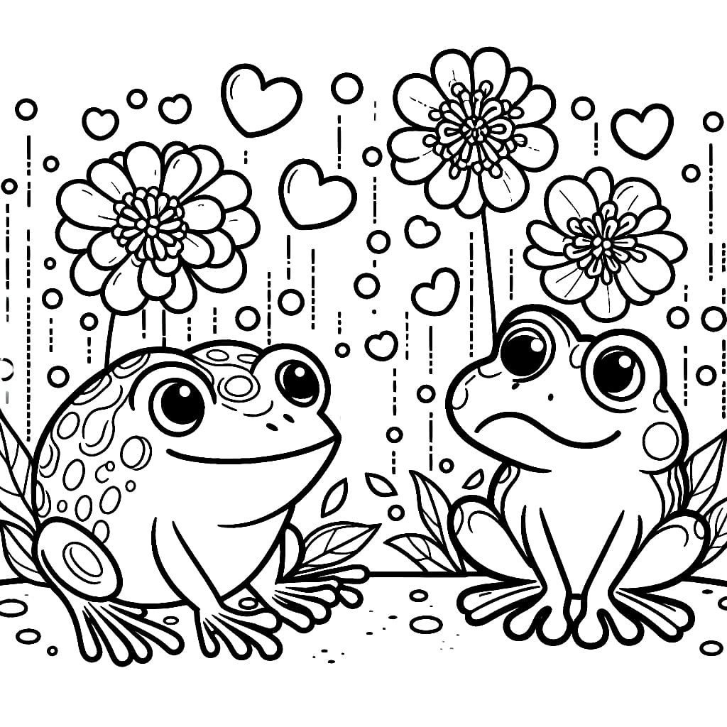 Frosch und Kröte