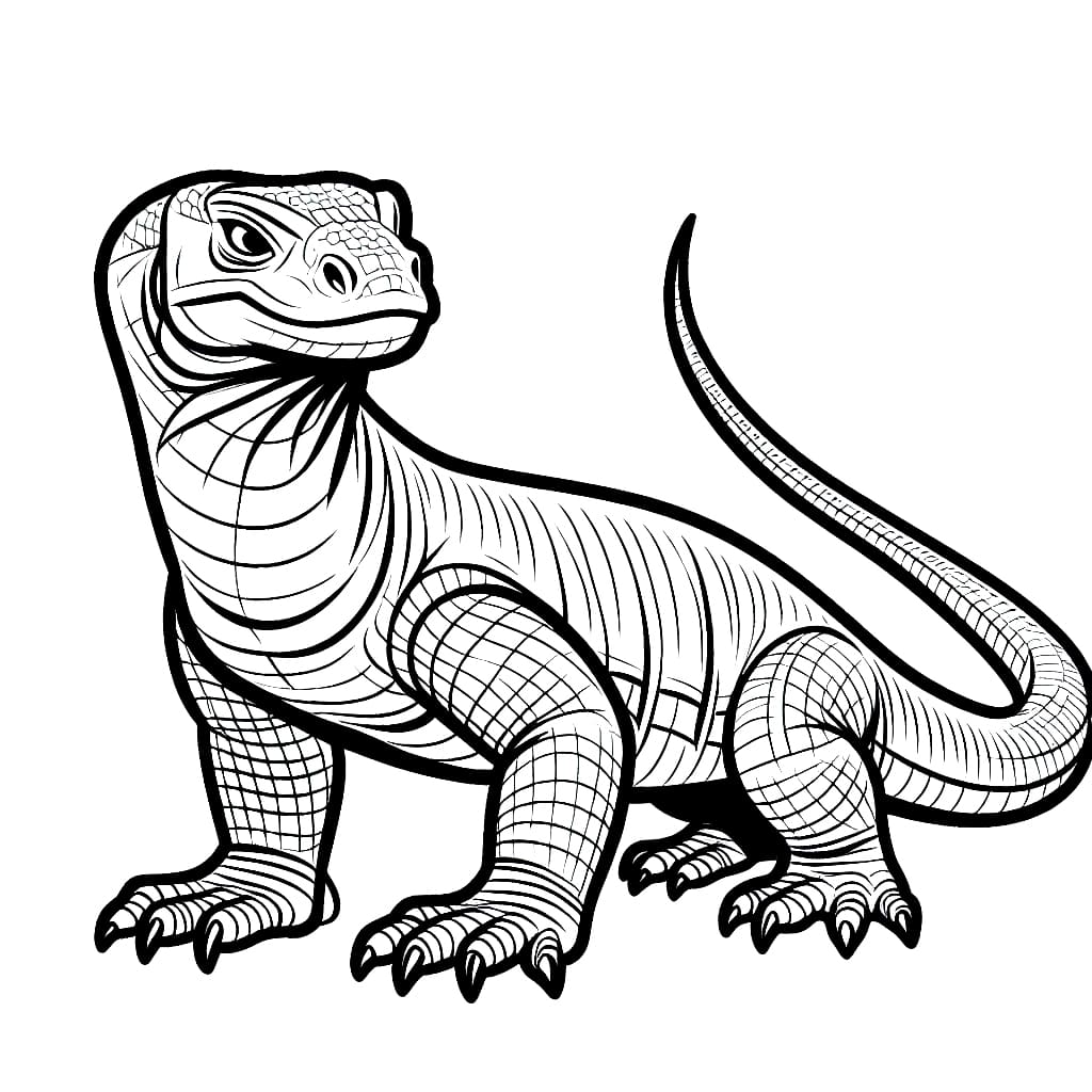 Komodowaran Reptilien