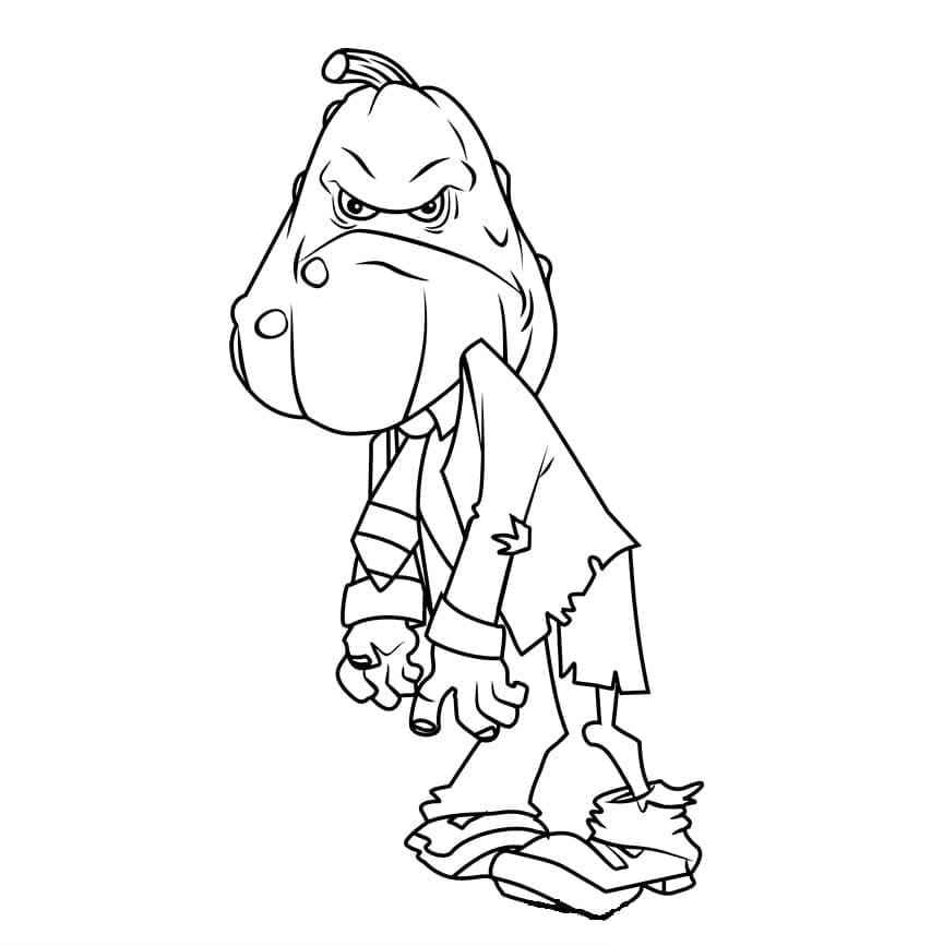 Pflanzen gegen Zombies Squash Zombie