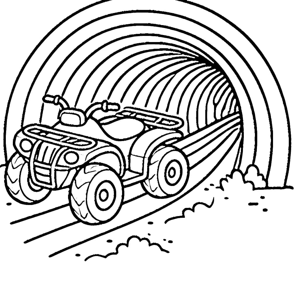 Quad im Tunnel