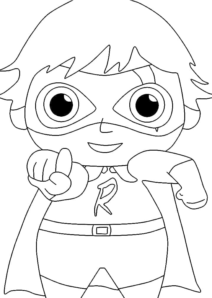 Roter Titan aus Ryan's World