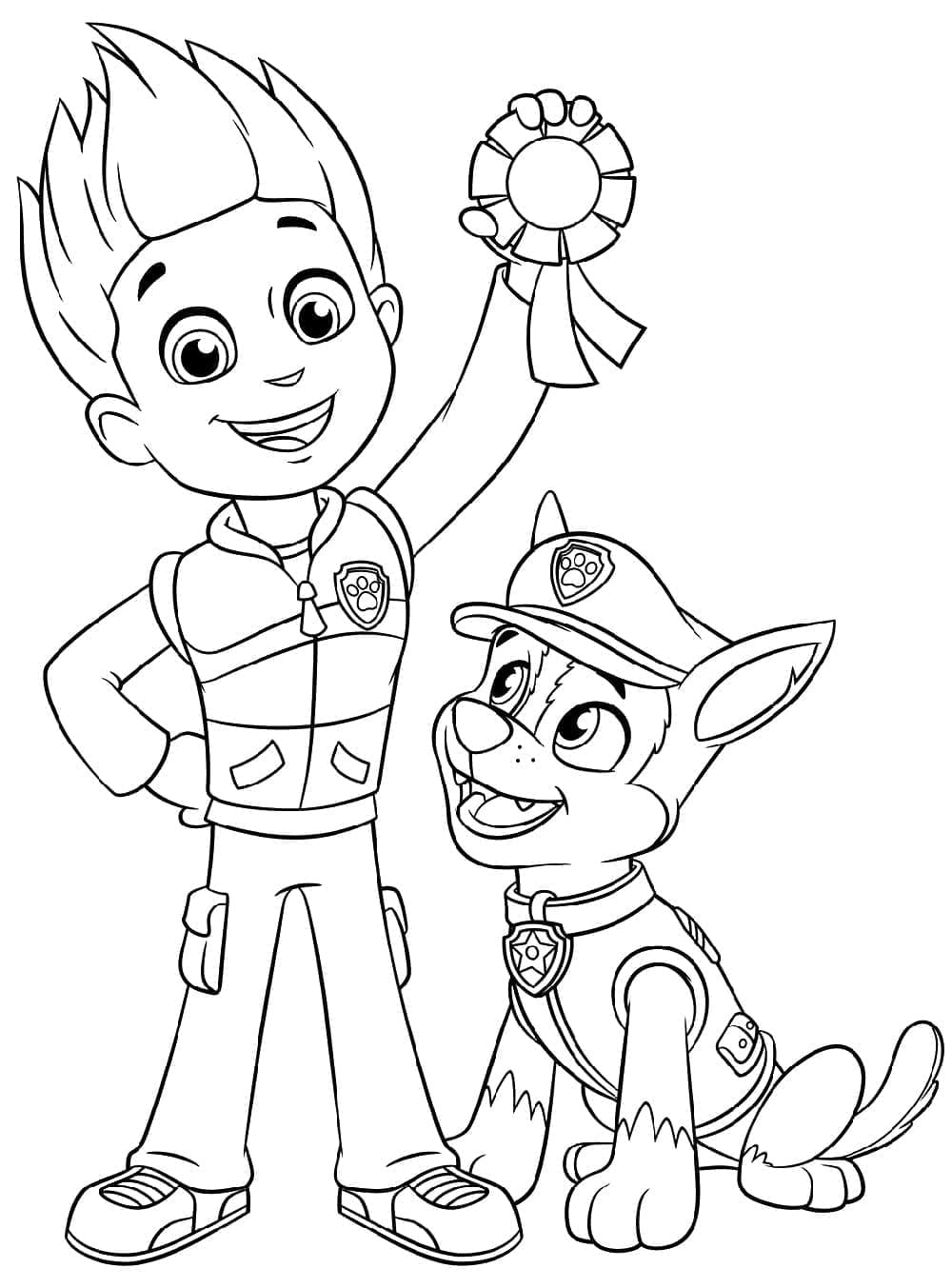 Ryder und Chase in Paw Patrol