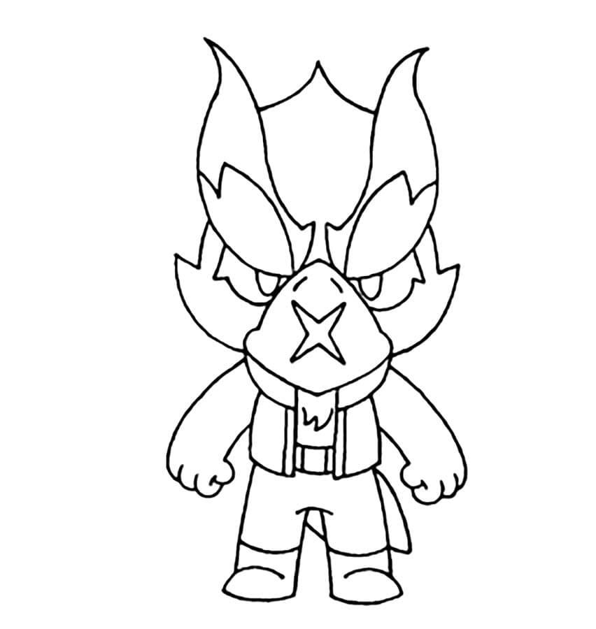 Umriss der Phoenix Crow