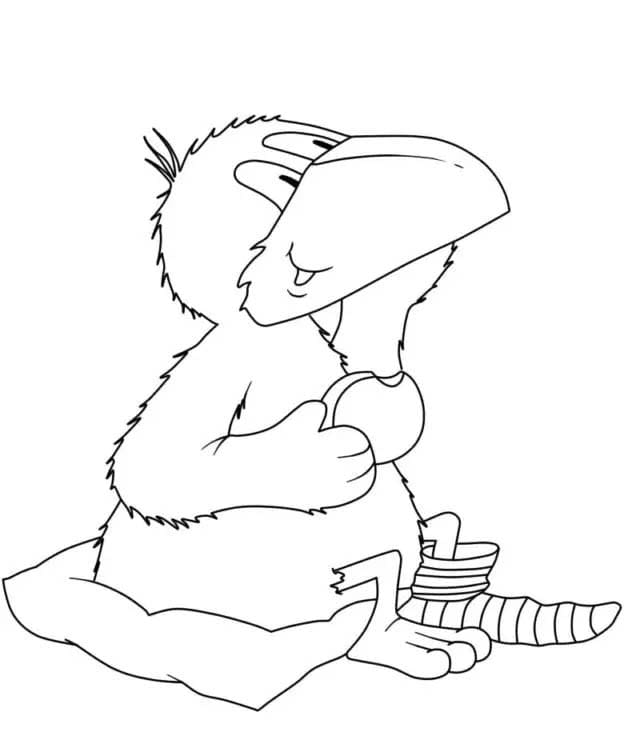 Der kleine Rabe Socke druckbar für Kinder