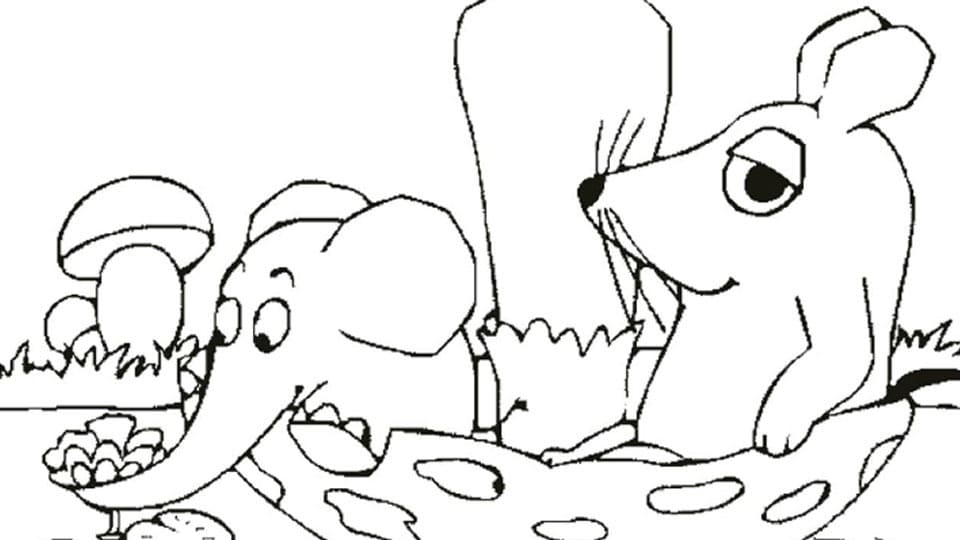 Die Sendung mit der Maus druckbar bei Kindern