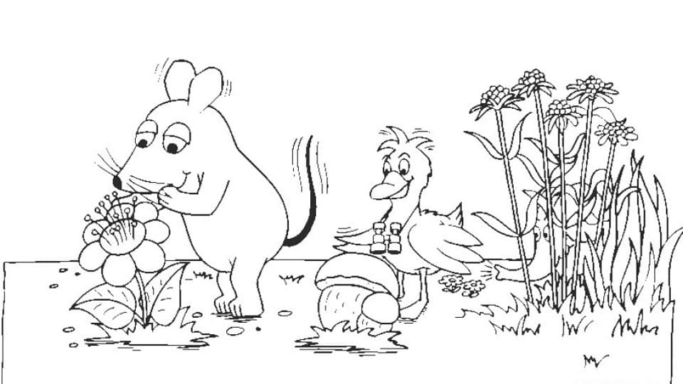 Die Sendung mit der Maus kostenlose Druckvorlage