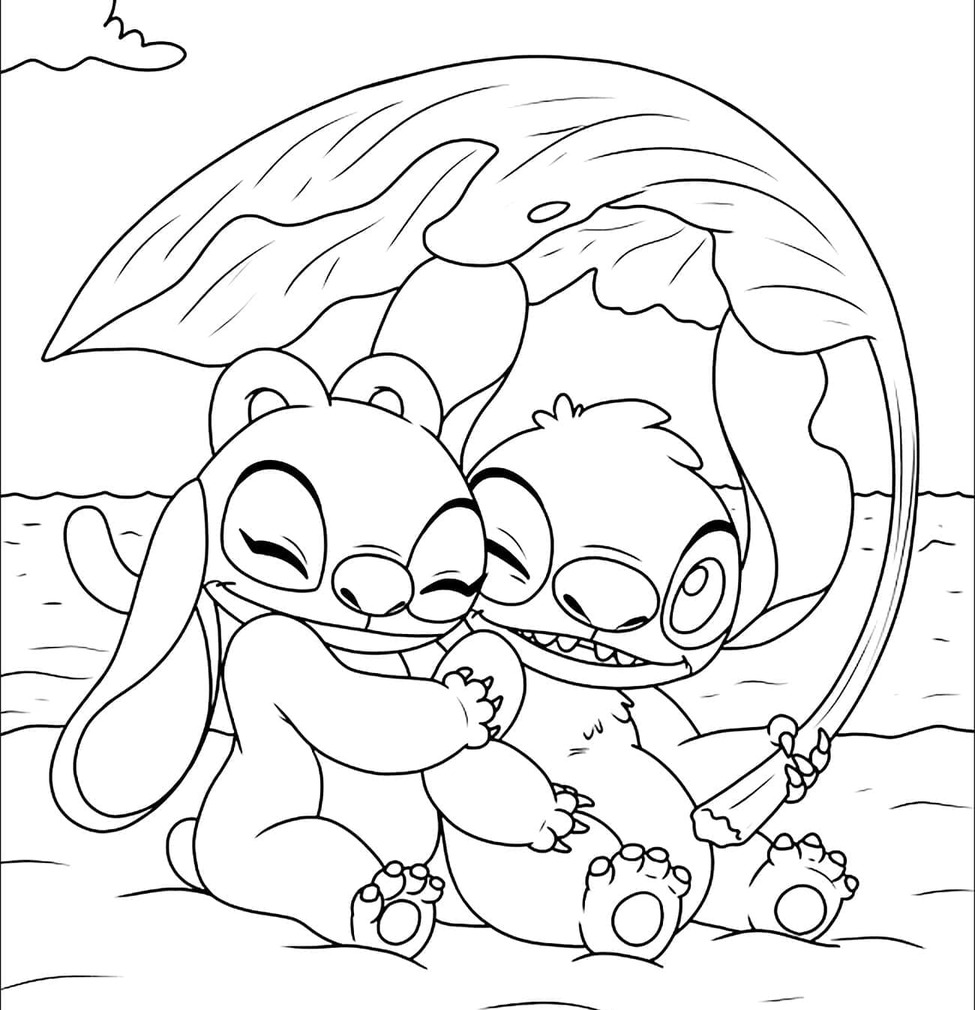 Kostenlos druckbare Stich und Engel