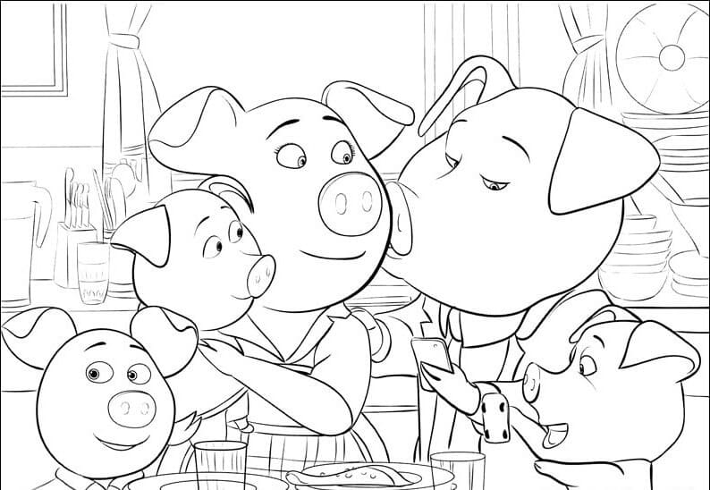 Kostenlos leicht Zeichnen von Sing