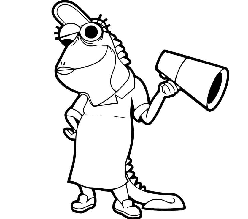 Kostenlose druckbare Zeichnung von Sing