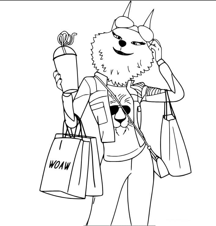 Sehr einfache Zeichnung von Sing