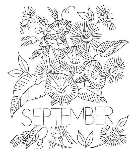 September blumen