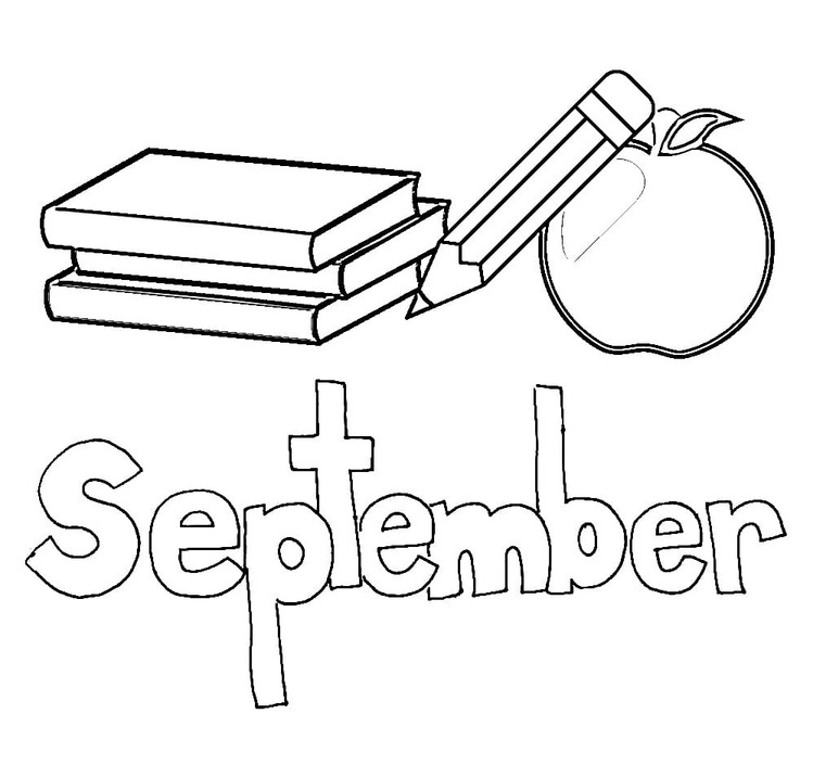 September mit Büchern